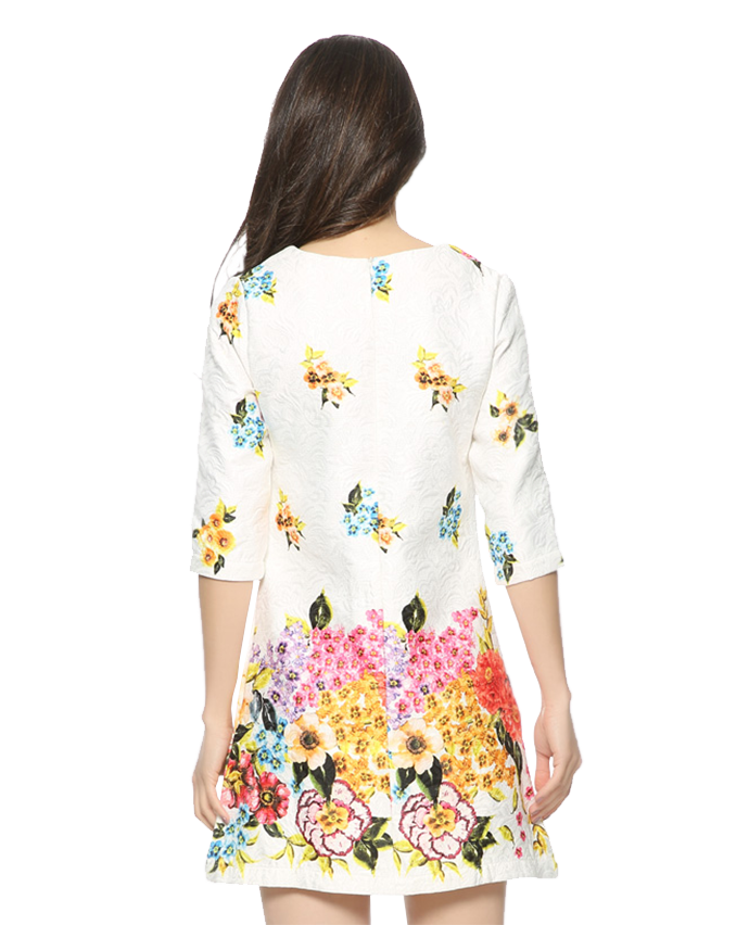 Bright Floral Dress