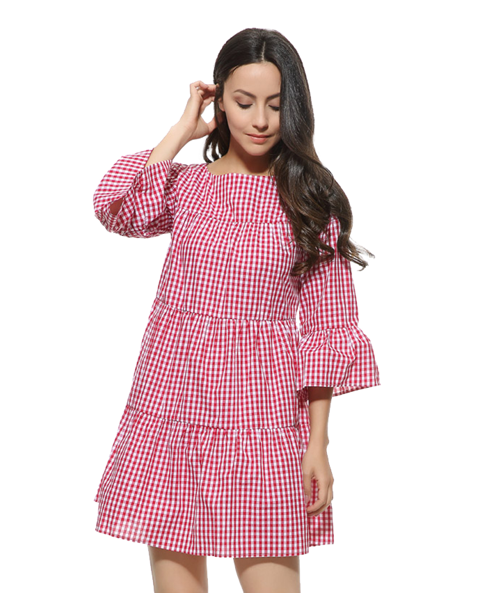 Double Plaidinum Dress