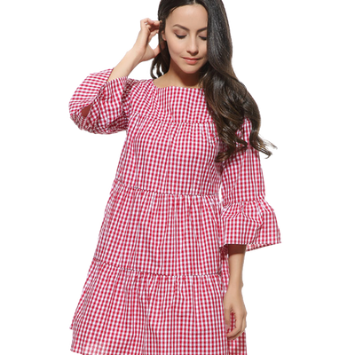 Double Plaidinum Dress