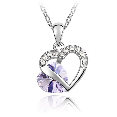 Diamond heart necklace
