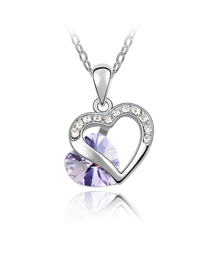 Diamond heart necklace