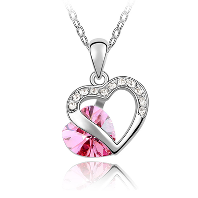 Diamond heart necklace