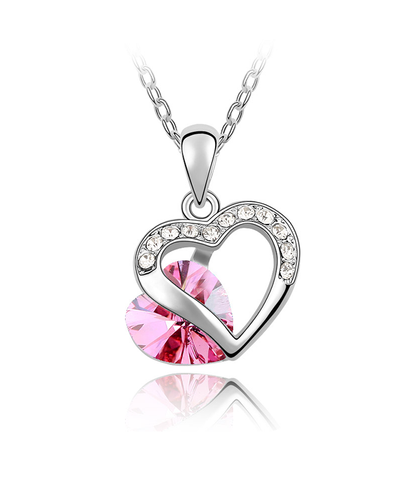 Diamond heart necklace