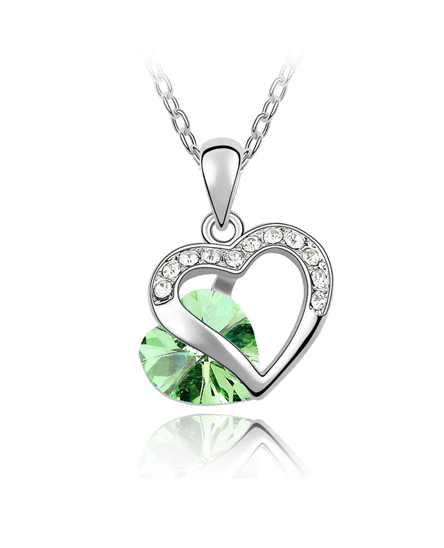 Diamond heart necklace