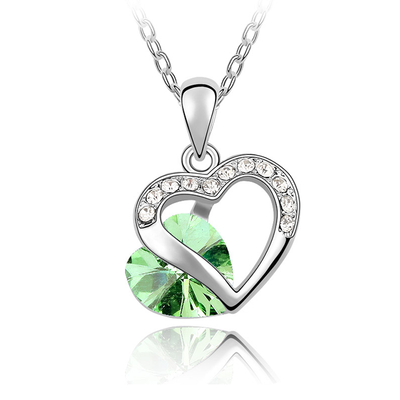Diamond heart necklace